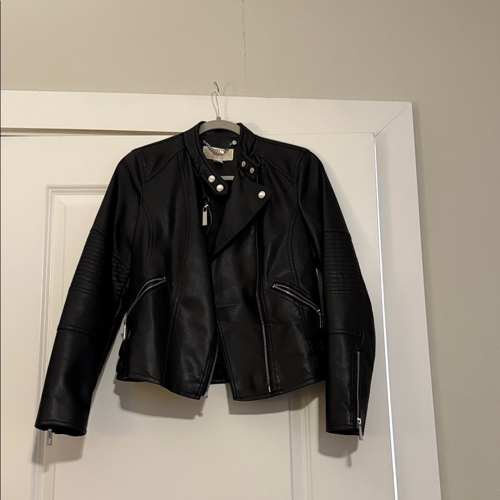 MICHAEL Michael Kors Black Leather Jacket